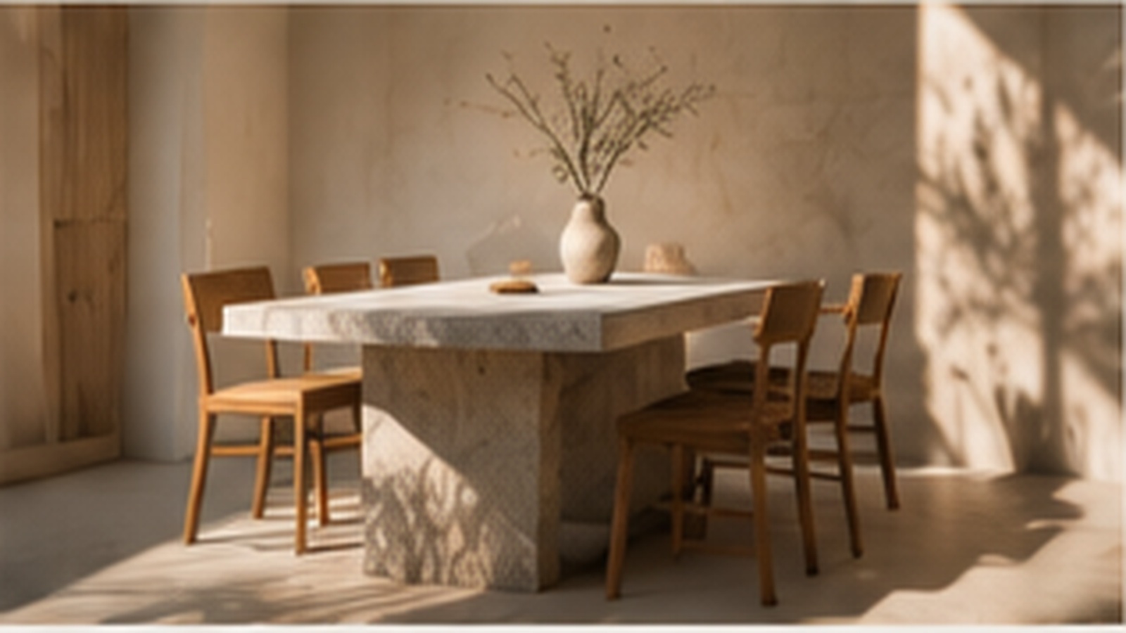 Dining table detail